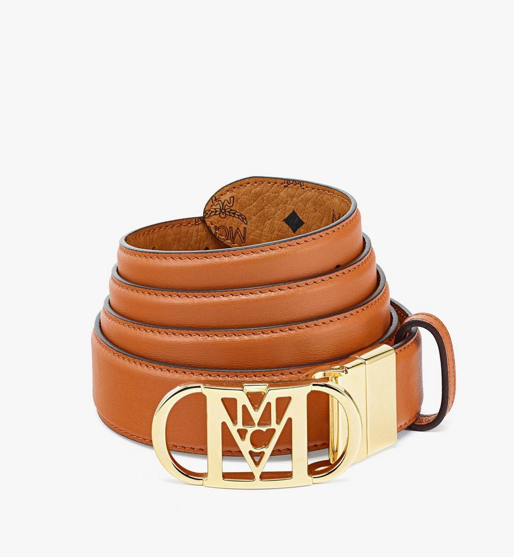 Mode Travia Reversible Belt 1” in Embossed Leather 1
